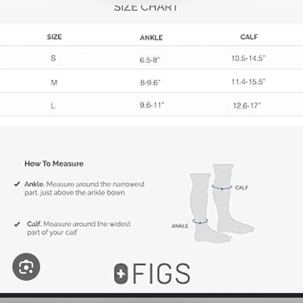 FIGS 100% Awesome compression blue white medical series  Patterned socks S